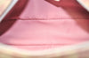 Authentic Christian Dior Trotter No.1 Pouch Purse PVC Enamel Pink Junk 6529I