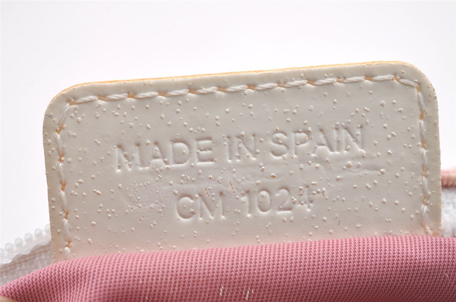 Authentic Christian Dior Trotter No.1 Pouch Purse PVC Enamel Pink Junk 6529I