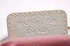 Authentic Christian Dior Trotter No.1 Pouch Purse PVC Enamel Pink Junk 6529I