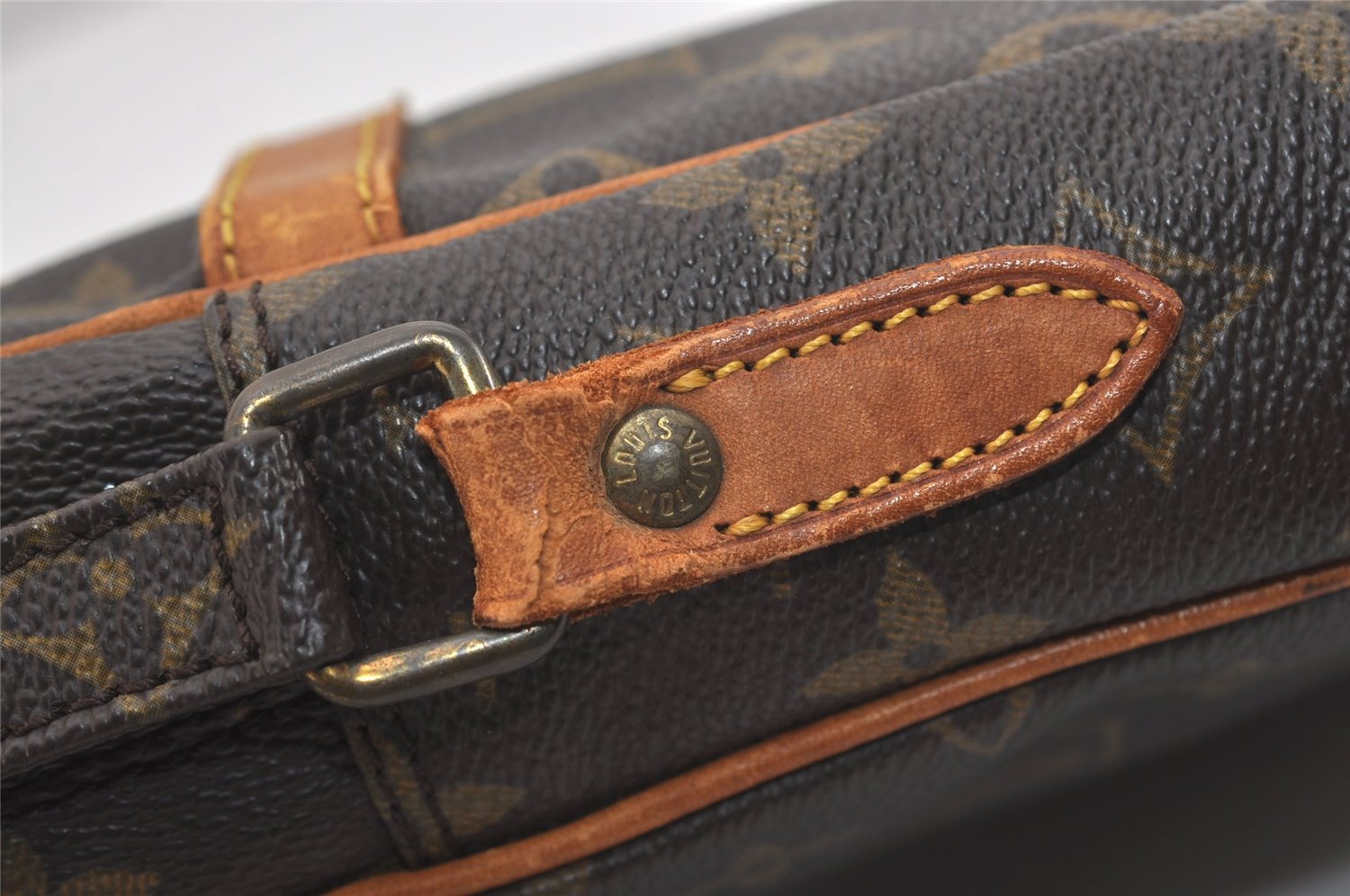 Authentic Louis Vuitton Monogram Danube Shoulder Crossbody Bag M45266 Junk 6529J