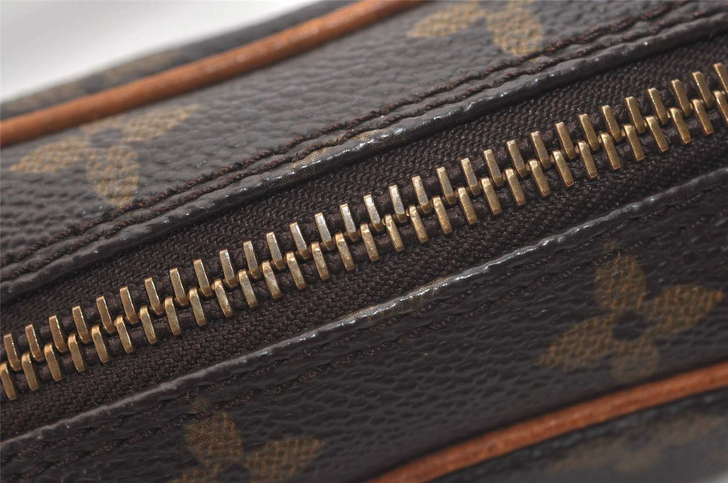 Authentic Louis Vuitton Monogram Danube Shoulder Crossbody Bag M45266 Junk 6529J