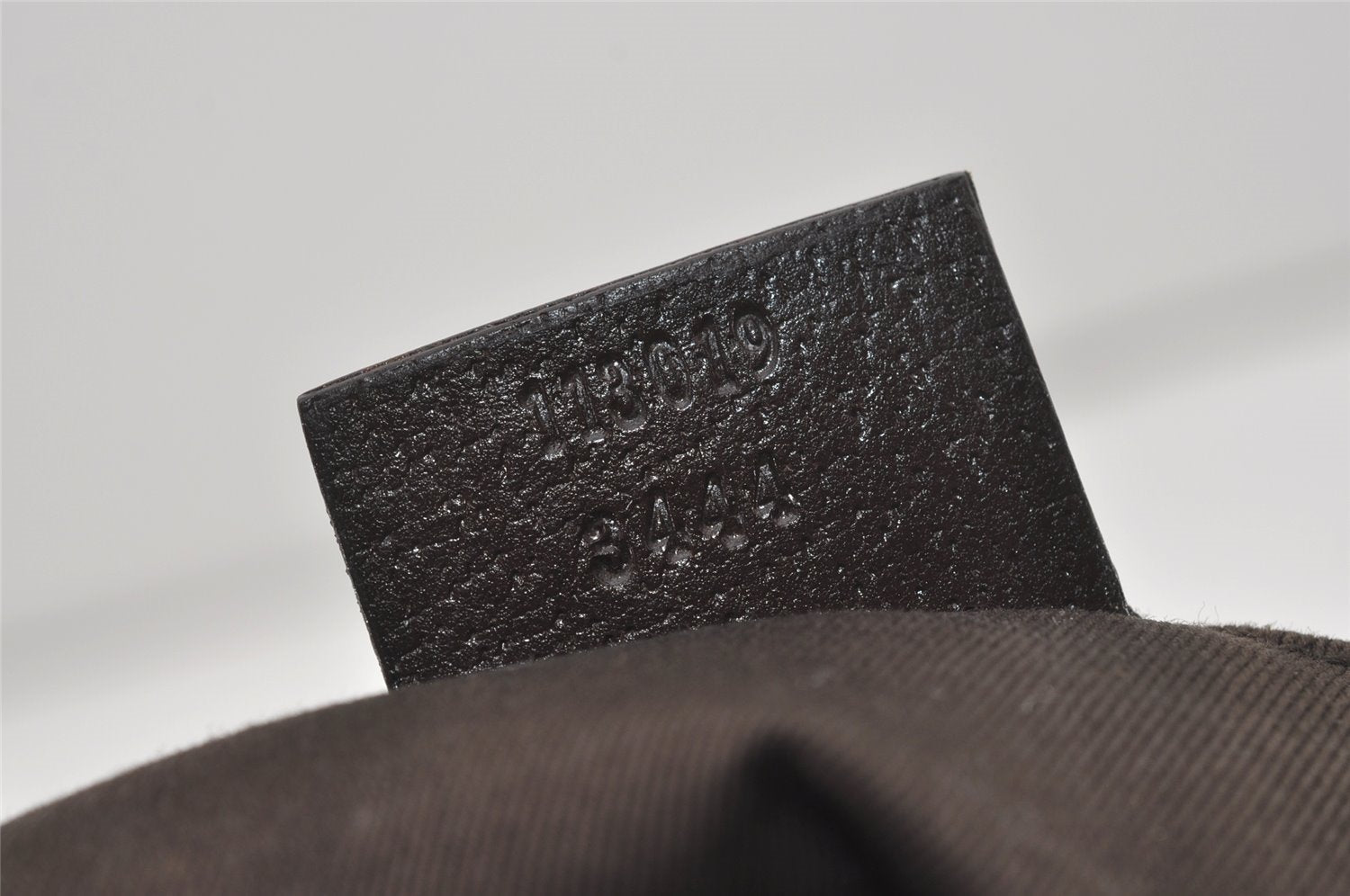 Authentic GUCCI Vintage Shoulder Tote Bag GG Canvas Leather 113019 Brown 6530I