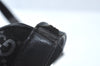 Authentic GUCCI Shoulder Hand Bag Purse GG Suede Leather 0013778 Black 6532J