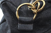 Authentic Chloe Vintage Eclipse Hand Boston Bag Purse Leather Black Junk 6533J