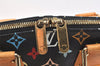 Auth Louis Vuitton Monogram Multicolor Alma PM Black Hand Bag M92646 LV 6533K