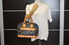 Auth Louis Vuitton Monogram Multicolor Alma PM Black Hand Bag M92646 LV 6533K