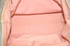 Authentic GUCCI Vintage Sherry Line Tote Bag GG Canvas Leather 139260 Pink 6534J