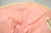 Authentic GUCCI Vintage Sherry Line Tote Bag GG Canvas Leather 139260 Pink 6534J