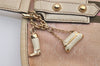 Authentic GUCCI Vintage Sherry Line Tote Bag GG Canvas Leather 139260 Pink 6534J