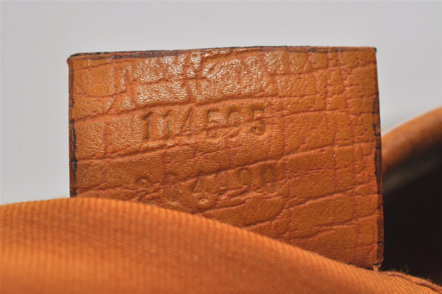 Authentic GUCCI Vintage Shoulder Tote Bag GG PVC Leather 114595 Brown 6535I