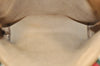 Authentic GUCCI Web Sherry Line GG Plus Tote Bag PVC Leather Brown 6535J