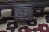 Authentic GUCCI Heart Crest Guccissima Tote Bag GG Leather 207291 Brown 6536I