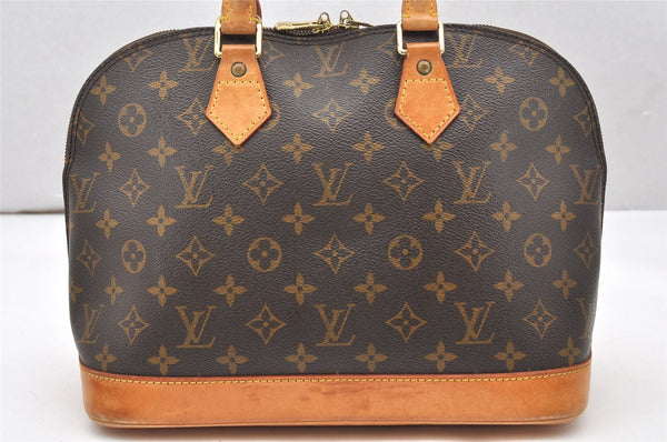 Authentic Louis Vuitton Monogram Alma Hand Bag Purse M51130 LV 6536K