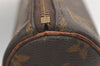 Authentic Louis Vuitton Monogram Trousse Ronde Pen Case Pouch M47630 Junk 6537J