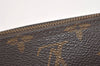 Authentic Louis Vuitton Monogram Trousse Ronde Pen Case Pouch M47630 Junk 6537J