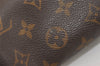 Authentic Louis Vuitton Monogram Trousse Ronde Pen Case Pouch M47630 Junk 6537J