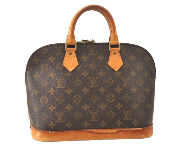 Authentic Louis Vuitton Monogram Alma Hand Bag Purse M51130 LV 6537K