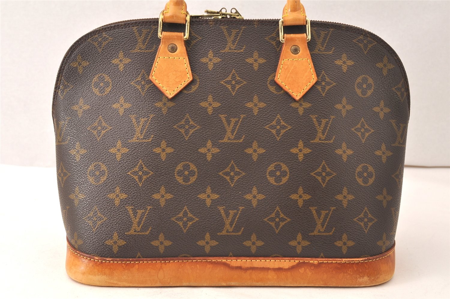 Authentic Louis Vuitton Monogram Alma Hand Bag Purse M51130 LV 6537K