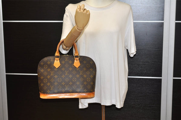 Authentic Louis Vuitton Monogram Alma Hand Bag Purse M51130 LV 6537K