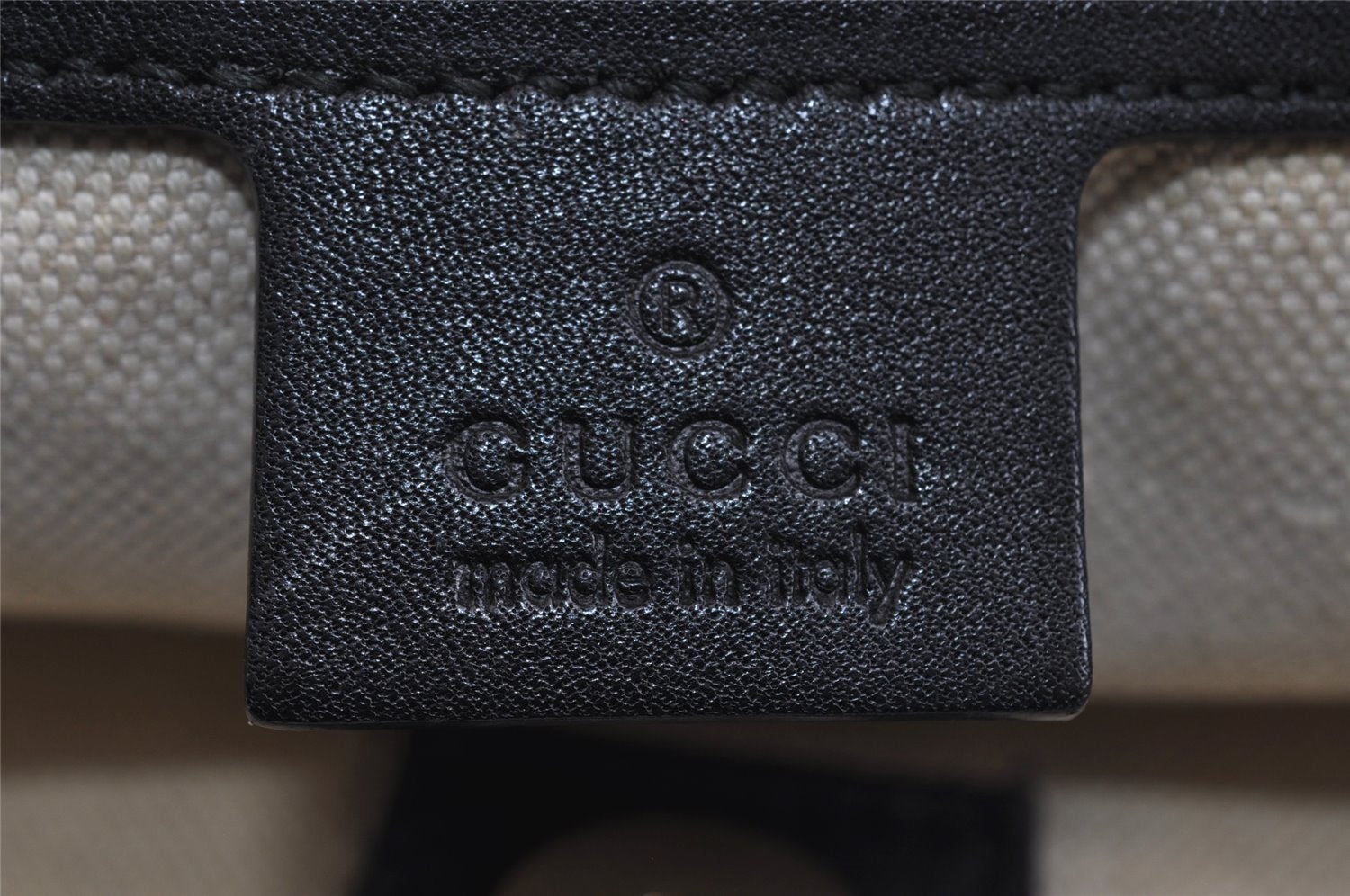 Authentic GUCCI Vintage Shoulder Tote Bag GG PVC Leather 203693 Brown 6538I