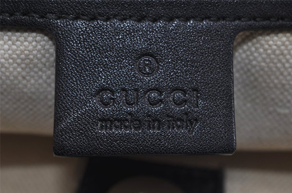 Authentic GUCCI Vintage Shoulder Tote Bag GG PVC Leather 203693 Brown 6538I