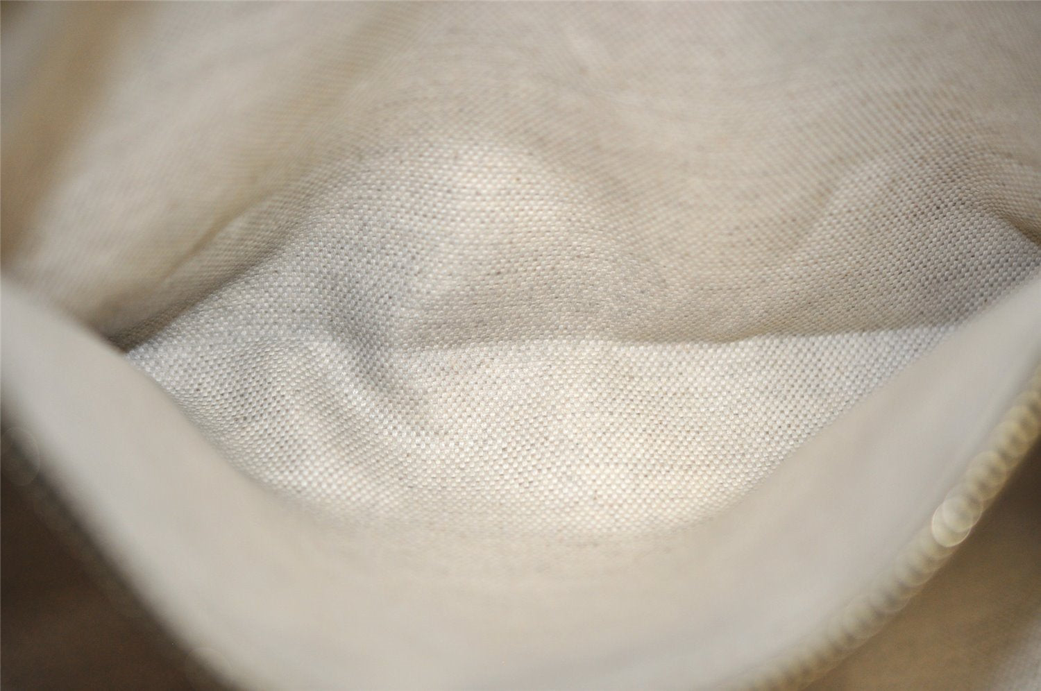 Authentic GUCCI Vintage Shoulder Tote Bag GG PVC Leather 203693 Brown 6538I