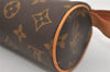 Authentic Louis Vuitton Monogram Trousse Ronde Pen Case Pouch M47630 Junk 6538J