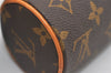 Authentic Louis Vuitton Monogram Trousse Ronde Pen Case Pouch M47630 Junk 6538J