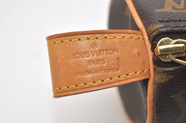 Authentic Louis Vuitton Monogram Trousse Ronde Pen Case Pouch M47630 Junk 6538J