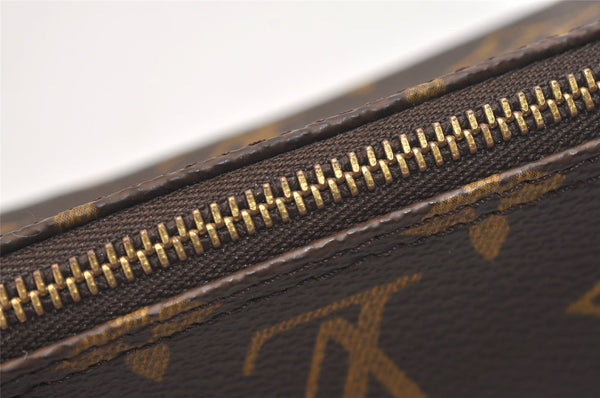 Authentic Louis Vuitton Monogram Trousse Ronde Pen Case Pouch M47630 Junk 6538J