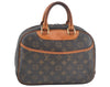 Authentic Louis Vuitton Monogram Trouville Hand Bag Purse M42228 LV 6539J