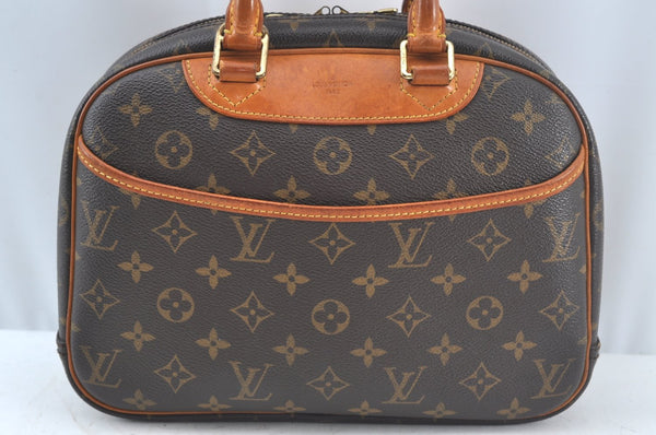 Authentic Louis Vuitton Monogram Trouville Hand Bag Purse M42228 LV 6539J