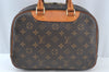 Authentic Louis Vuitton Monogram Trouville Hand Bag Purse M42228 LV 6539J