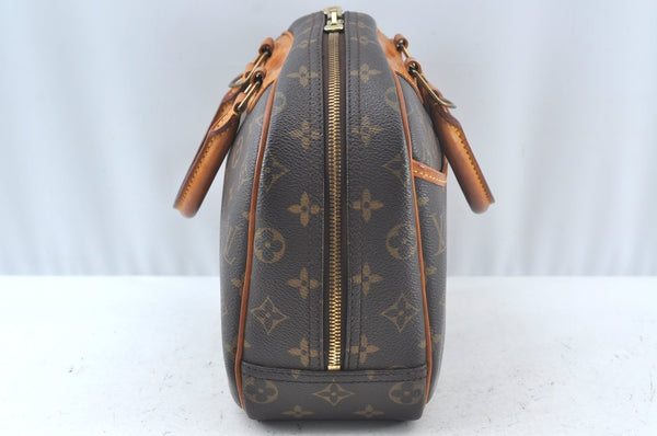 Authentic Louis Vuitton Monogram Trouville Hand Bag Purse M42228 LV 6539J