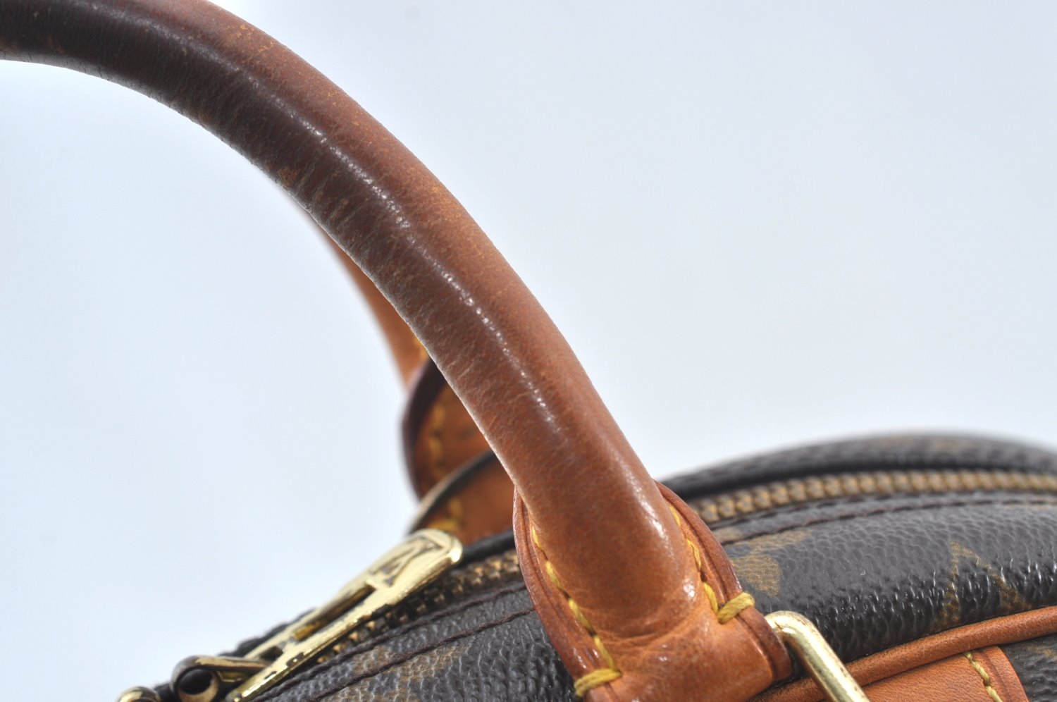 Authentic Louis Vuitton Monogram Trouville Hand Bag Purse M42228 LV 6539J