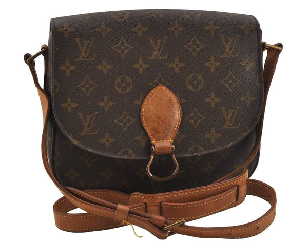Authentic Louis Vuitton Monogram Saint Cloud GM M51242 Shoulder Cross Bag 6540J