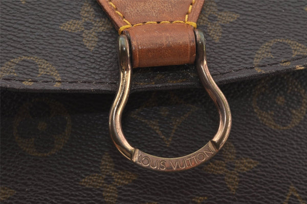 Authentic Louis Vuitton Monogram Saint Cloud GM M51242 Shoulder Cross Bag 6540J