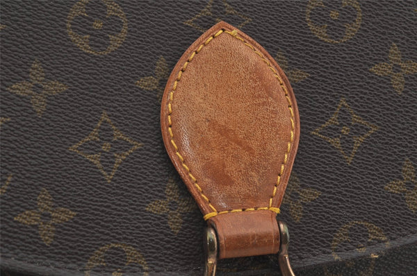 Authentic Louis Vuitton Monogram Saint Cloud GM M51242 Shoulder Cross Bag 6540J