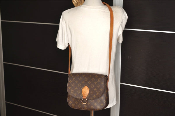 Authentic Louis Vuitton Monogram Saint Cloud GM M51242 Shoulder Cross Bag 6540J