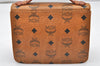 Authentic MCM Visetos Leather Vintage 2Way Shoulder Hand Bag Purse Brown 6540K