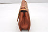 Authentic MCM Visetos Leather Vintage 2Way Shoulder Hand Bag Purse Brown 6540K