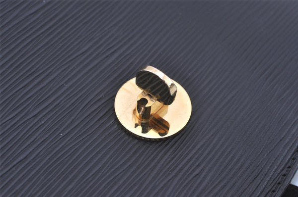 Authentic Louis Vuitton Epi Cluny Shoulder Bag Purse Black M52252 LV 6541I