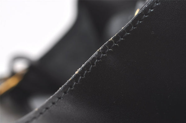 Authentic Louis Vuitton Epi Cluny Shoulder Bag Purse Black M52252 LV 6541I