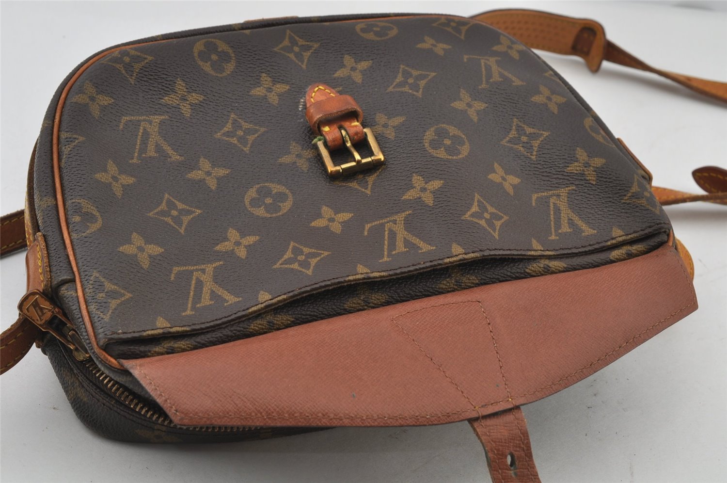Authentic Louis Vuitton Monogram Jeune Fille MM M51226 Shoulder Cross Bag 6542J