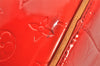 Authentic Louis Vuitton Vernis Sutton Shoulder Hand Bag Red M91080 LV 6542K