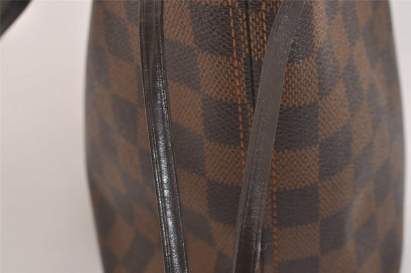 Authentic Louis Vuitton Damier Neverfull PM Shoulder Tote Bag N51109 LV 6543J