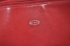 Authentic CHANEL Lamb Skin Matelasse Chain Shoulder Tote Bag Red CC 6544I