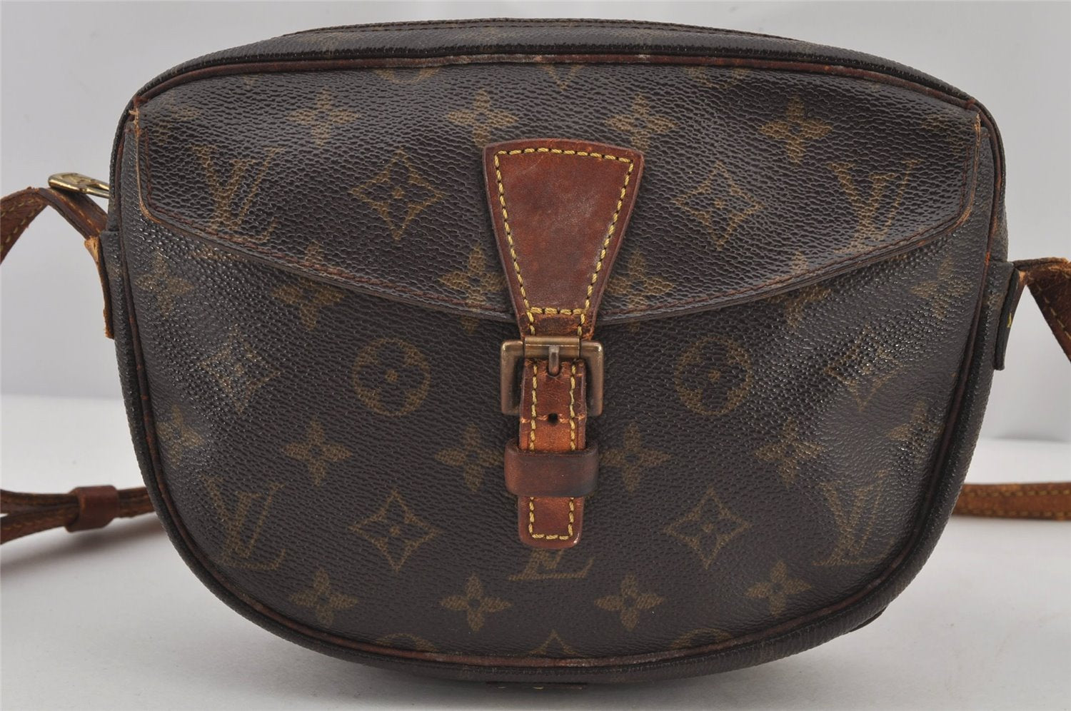 Auth Louis Vuitton Monogram Jeune Fille PM M51227 Shoulder Cross Bag Junk 6544J