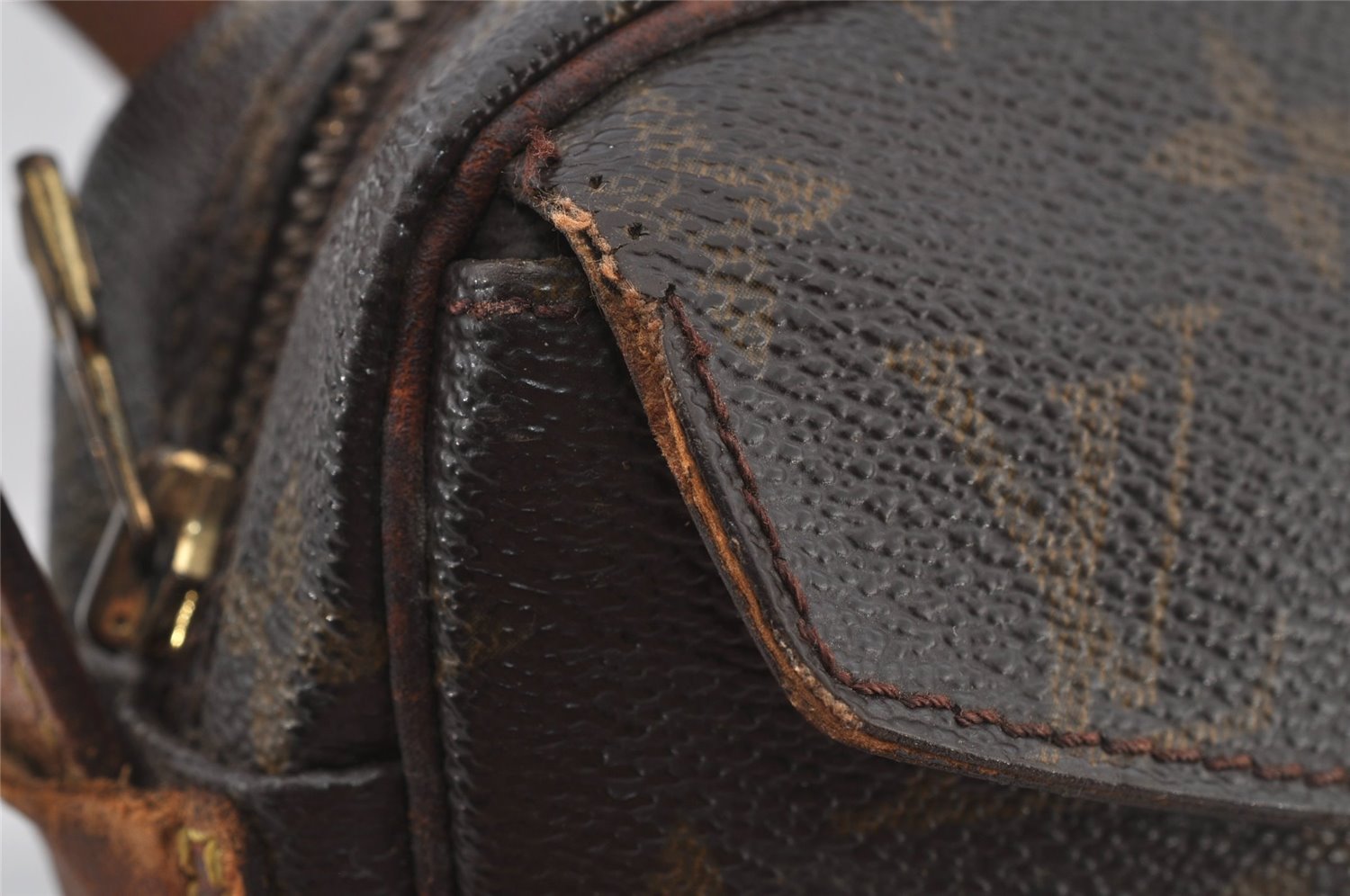 Auth Louis Vuitton Monogram Jeune Fille PM M51227 Shoulder Cross Bag Junk 6544J