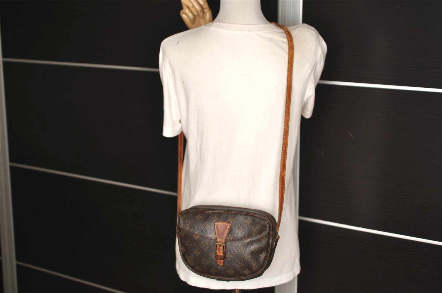 Auth Louis Vuitton Monogram Jeune Fille PM M51227 Shoulder Cross Bag Junk 6544J